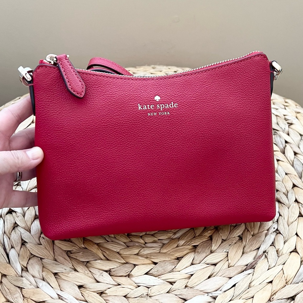 Kate Spade red classic crossbody bag